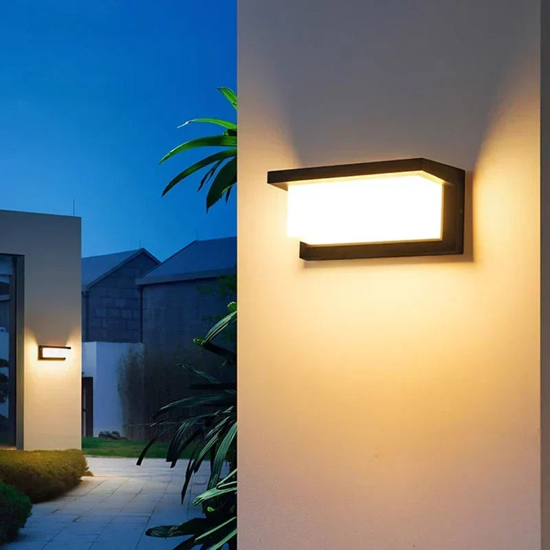 LED Væglampe Med Bevægelsessensor Til Indgang, Terrasse Og Have