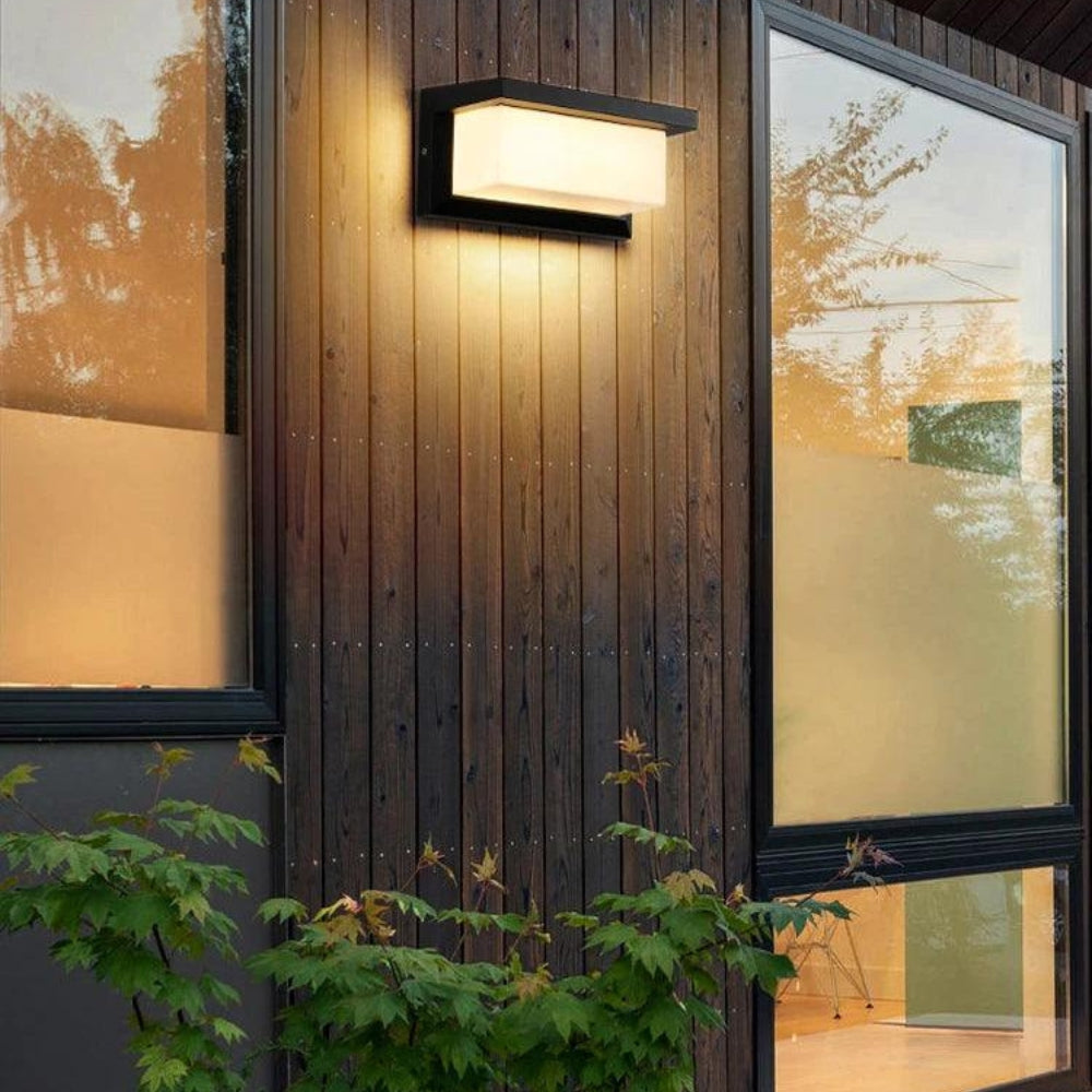 LED Væglampe Med Bevægelsessensor Til Indgang, Terrasse Og Have