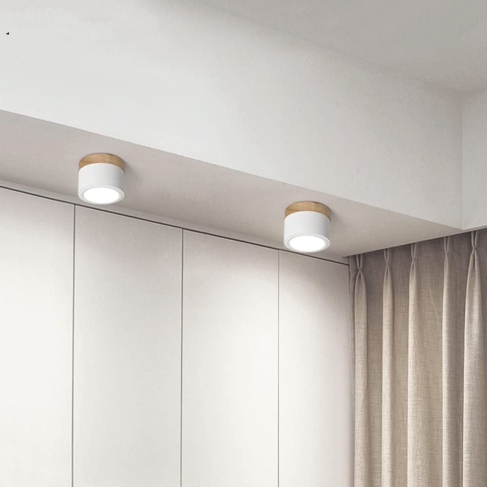 Lille Cylindrisk LED Loftlys Til Overflademontering Med Kompakt Design