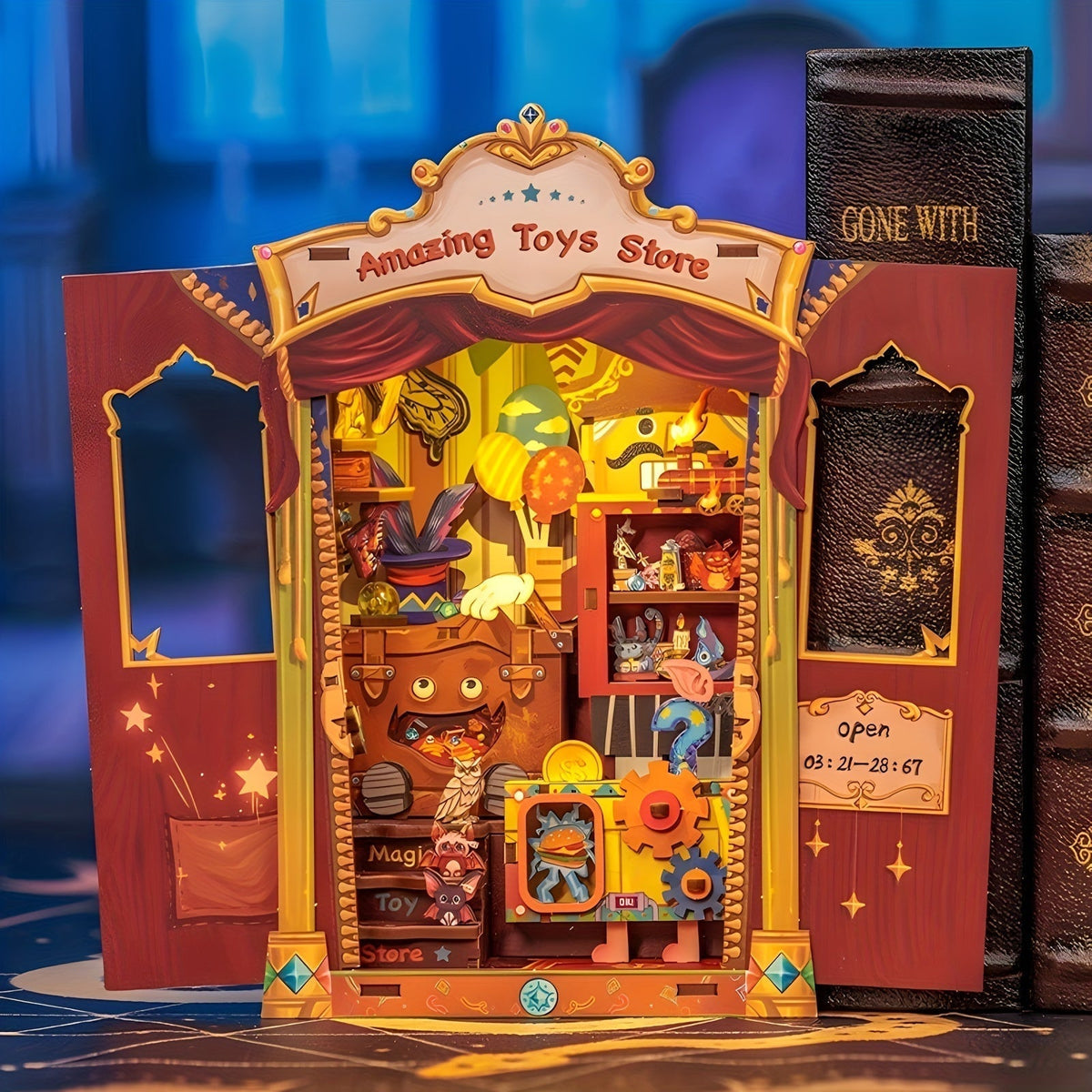 DIY Ugleboghandel i Miniature med Lys og Dekorative Detaljer