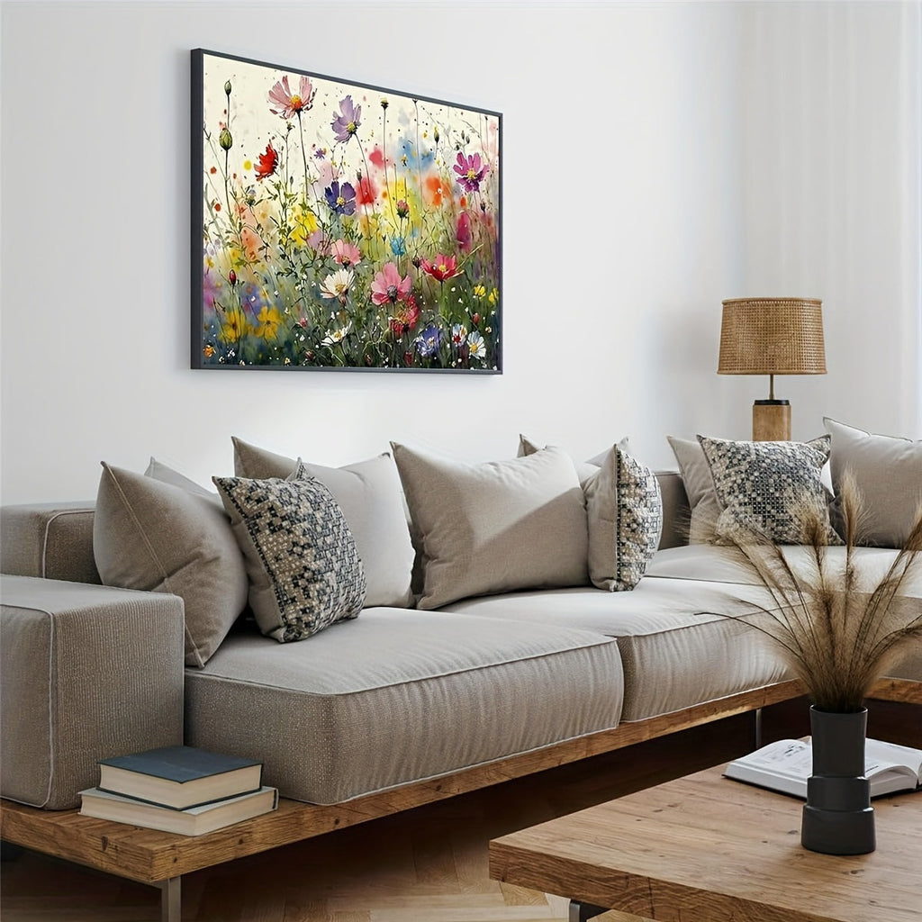 Malekunst Blomster Lærred Afslappet Kreativ Vægdekor