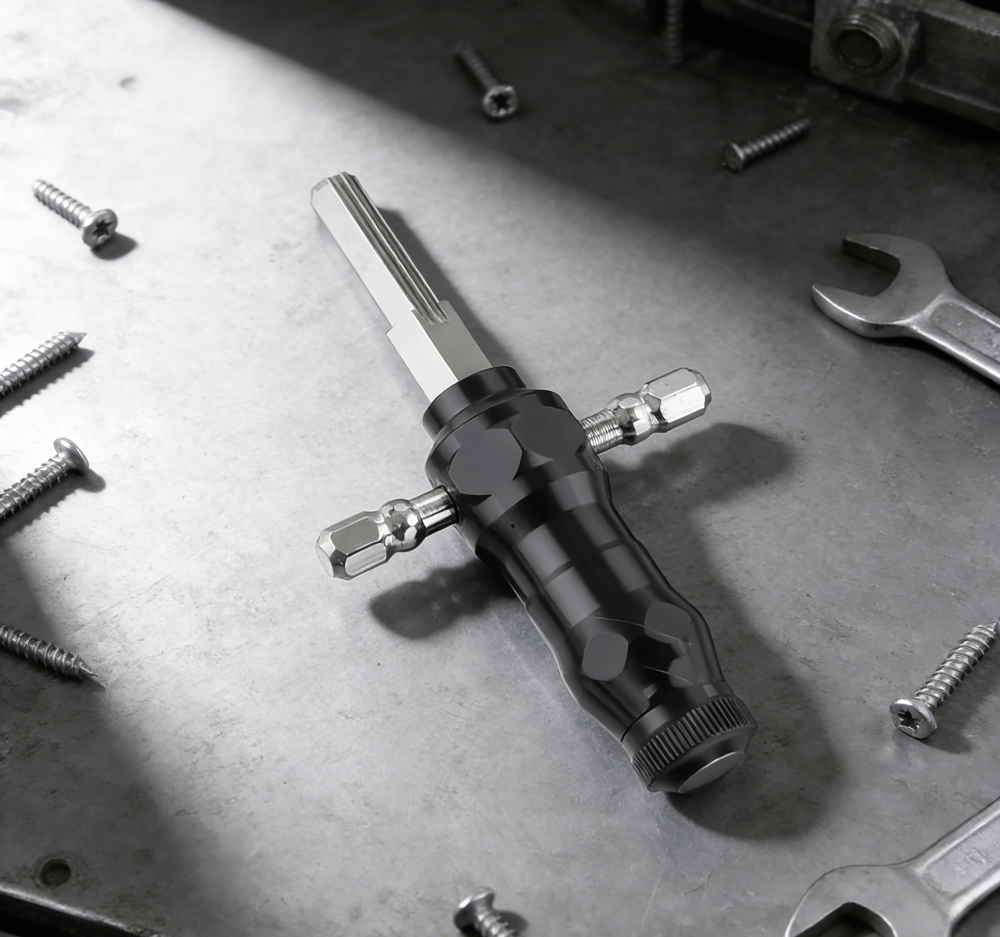 Cylindrisk Præcisionsværktøj med Udskiftelige Blade til Professionelt Låsearbejde