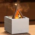 Aroma Flamme Diffuser med LED‑Ildlys og Ultrasonisk Dufttåge