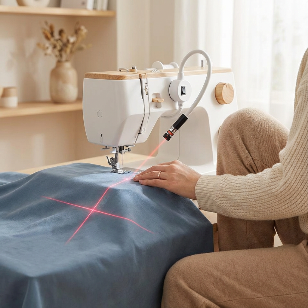 Magnetisk Quiltlaser med Præcis Syguide