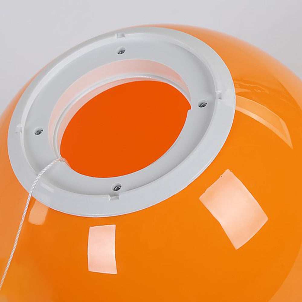 Lys Akryl Loft Design Med Rund Form Og LED Belysning