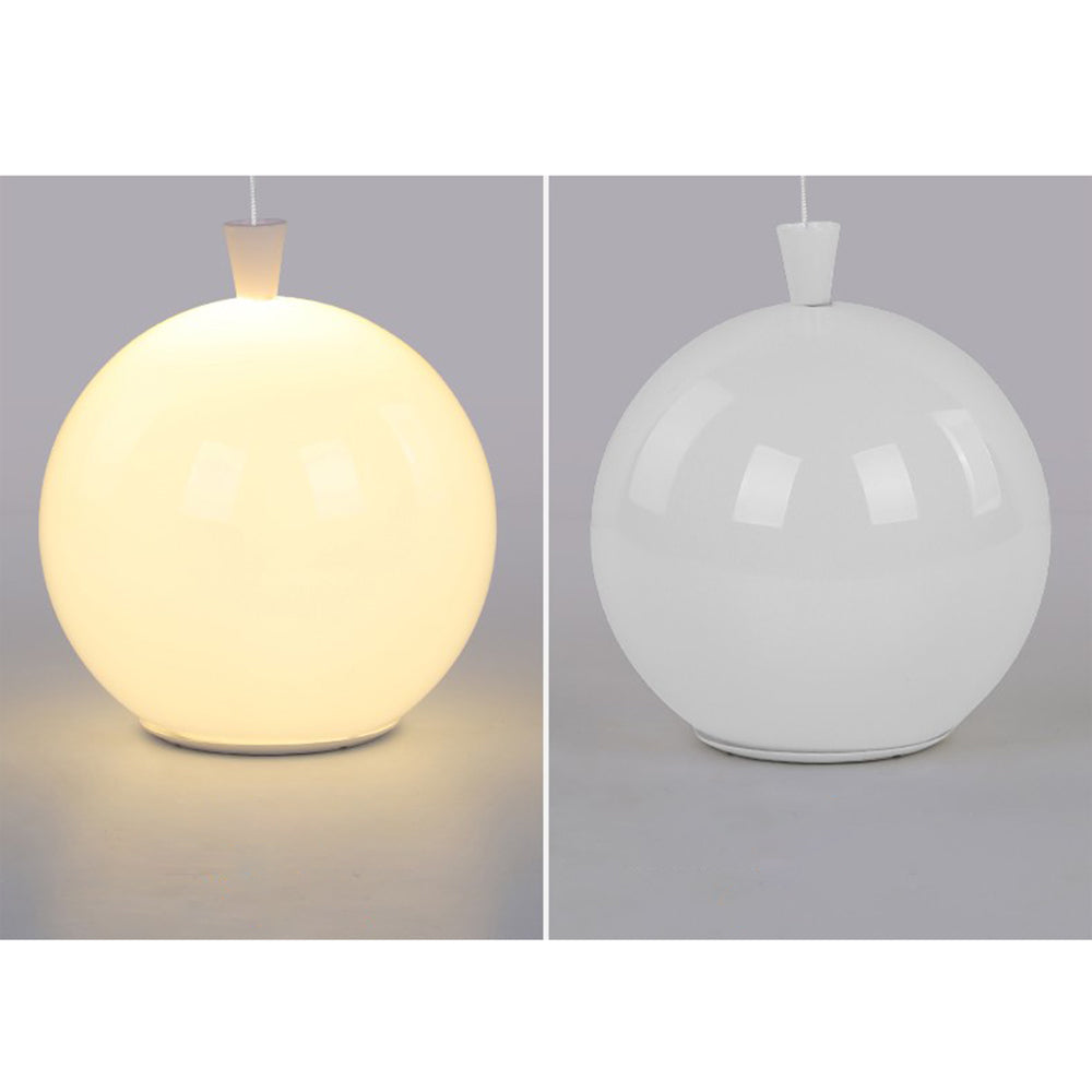 Lys Akryl Loft Design Med Rund Form Og LED Belysning