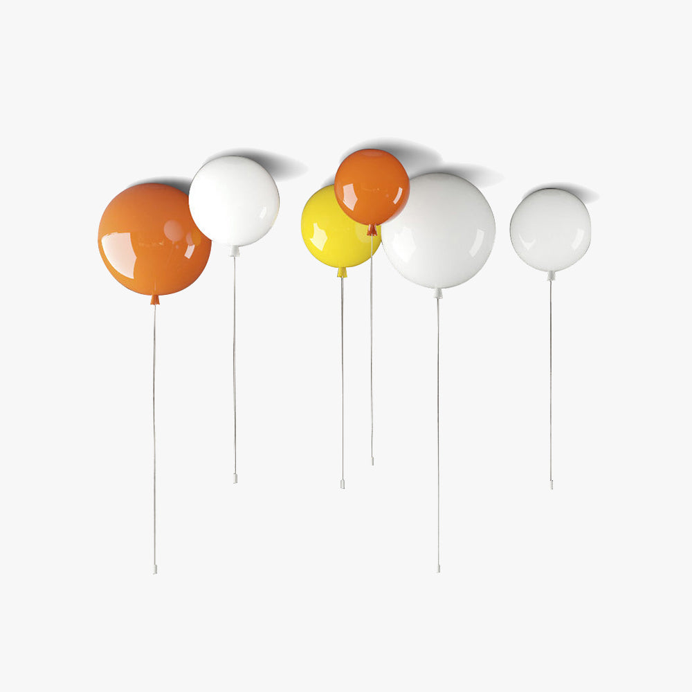 Lys Akryl Loft Design Med Rund Form Og LED Belysning