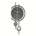 Silent Vægur i Jern med Skandinavisk Minimalisme og Let Aflæsning