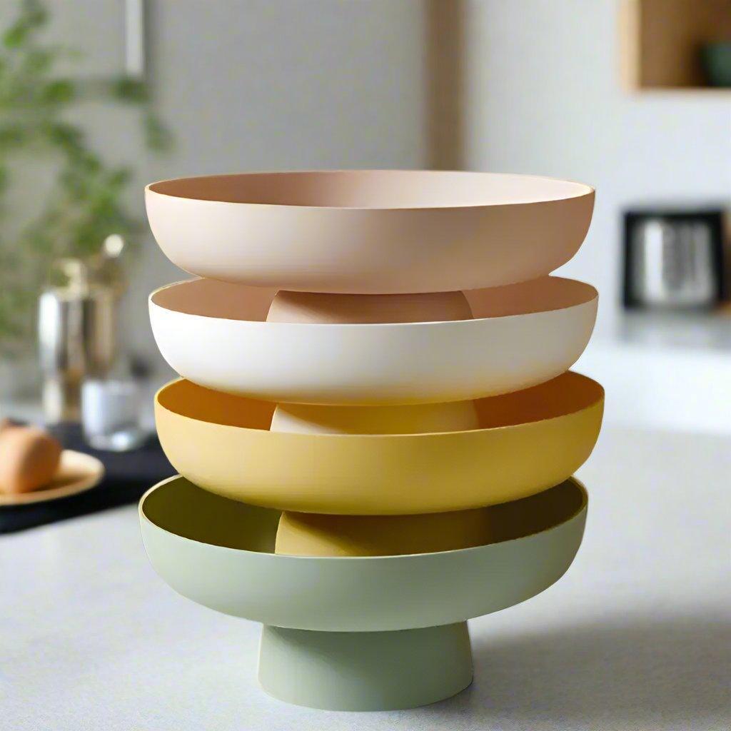 Vintage Keramisk Serveringsskål Med Tidløst Design Til Servering Og Dekoration