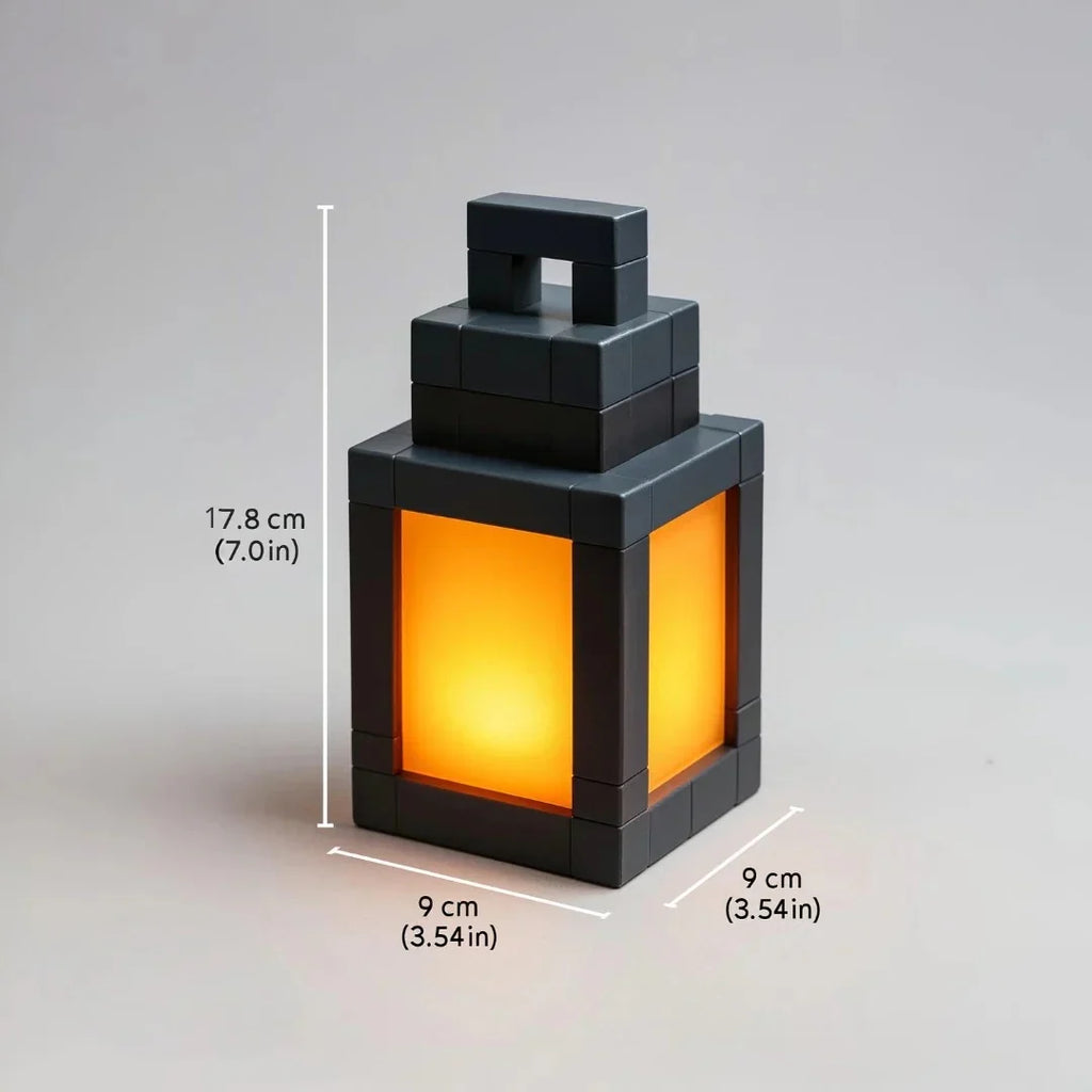 Pixelinspireret LED-Natlampe med USB-C Opladning