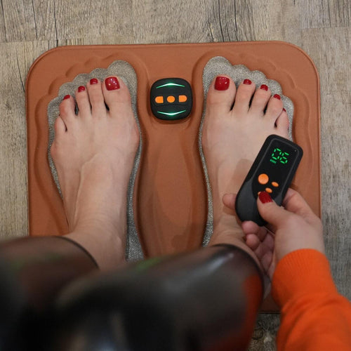 Fodstimulator Med Elektrisk Muskelstimulering Til Fødder Og Underben
