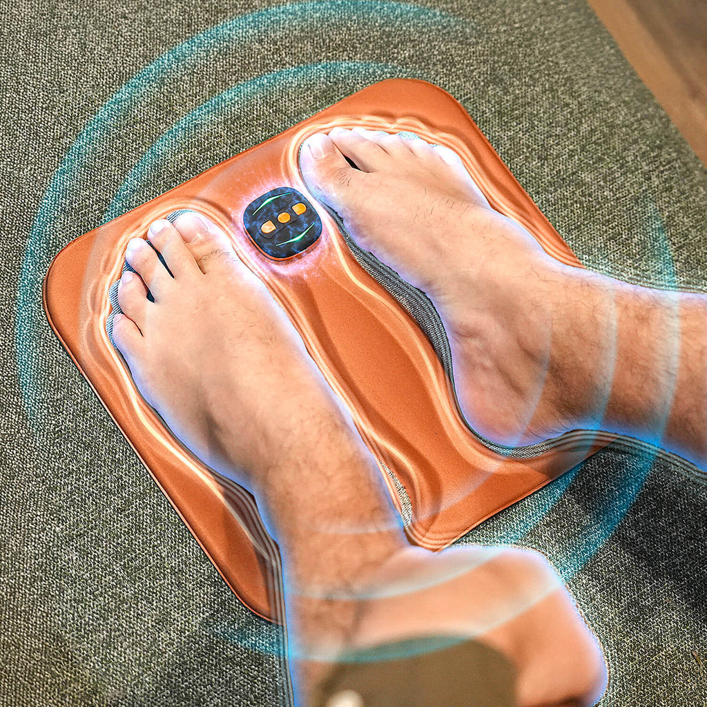 Fodstimulator Med Elektrisk Muskelstimulering Til Fødder Og Underben