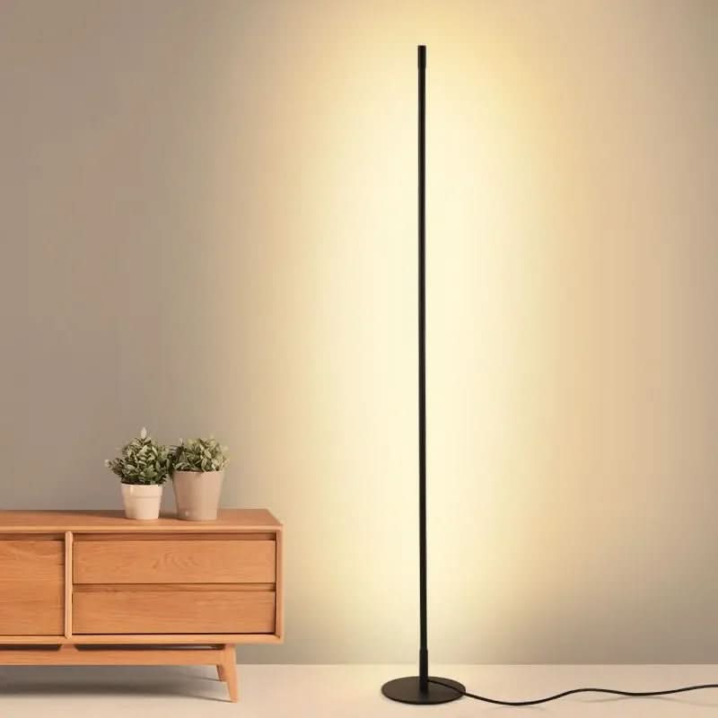 Elegant LED‑Stålampesøjle for Moderne, Blændfri Belysning i Hjemmet