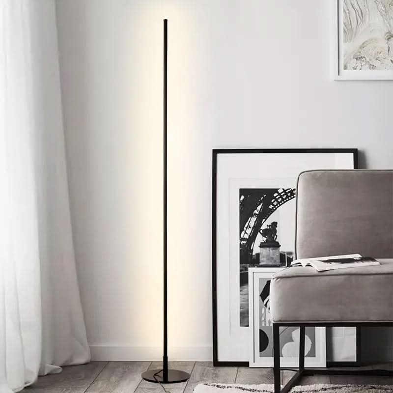 Elegant LED‑Stålampesøjle for Moderne, Blændfri Belysning i Hjemmet
