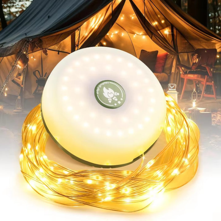 4‑i‑1 Campinglampe Til Fleksibel Udendørs Belysning Og Brug