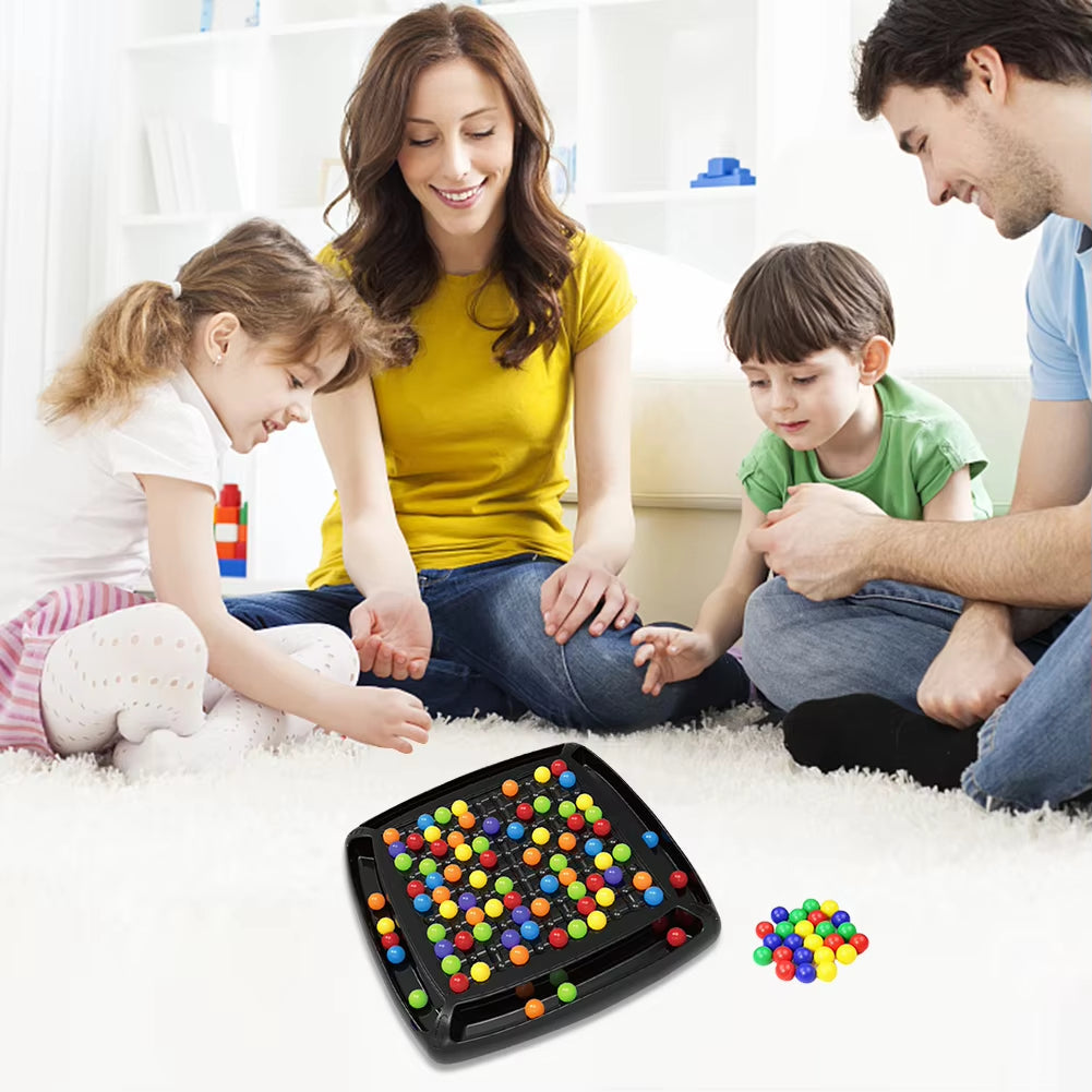 Strategispil i Plast med Rolige Familietimer og Farvede Kugler