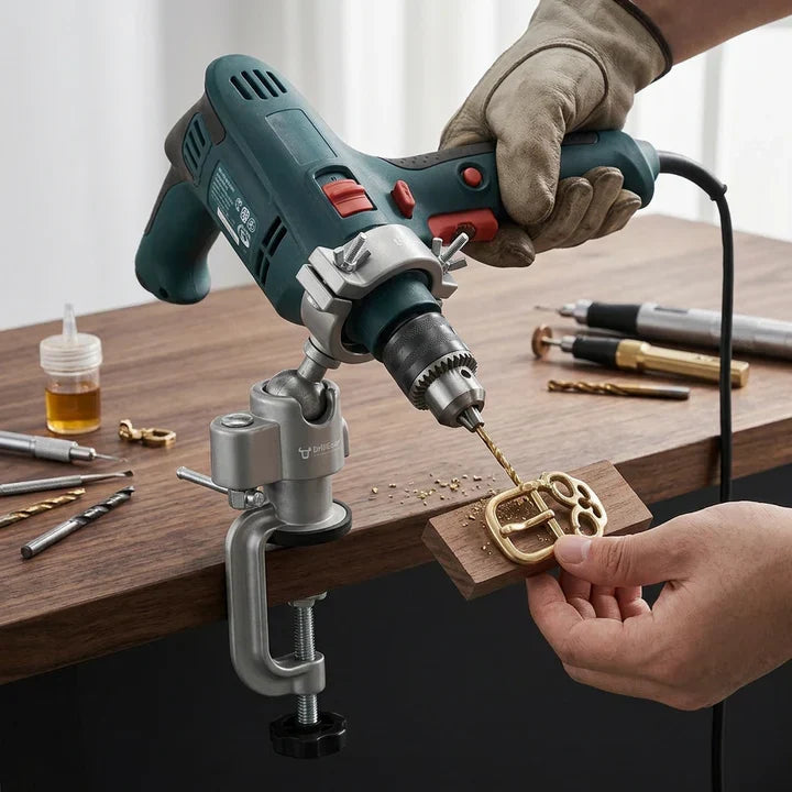 Justerbar Vinkeladapter Til Boremaskiner Og Vinkelslibere Med 360° Rotation