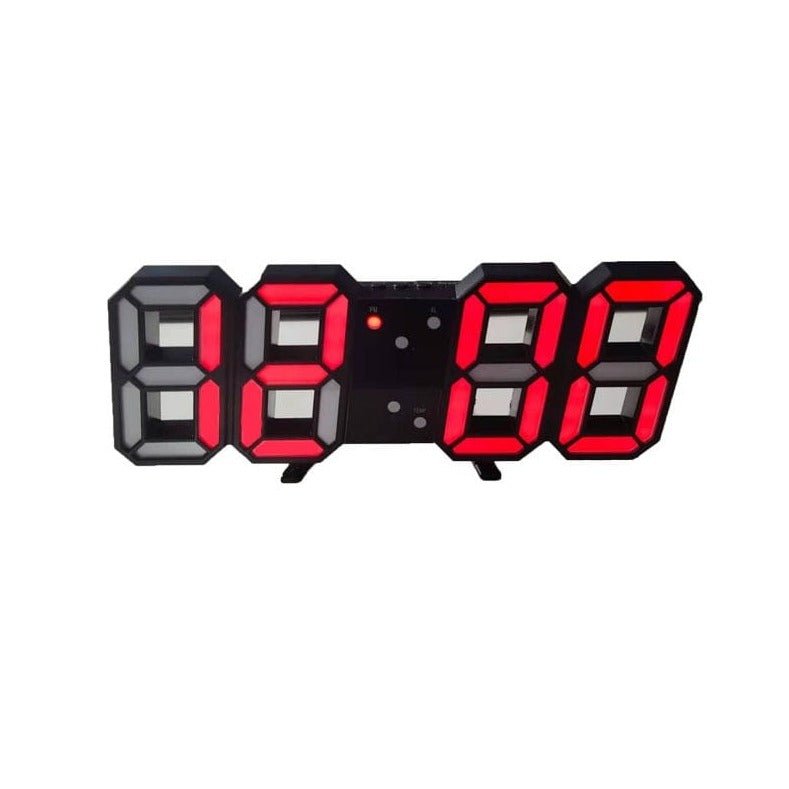 Digital LED‑Vægur med 3D‑Display for Klar og Moderne Tidsvisning
