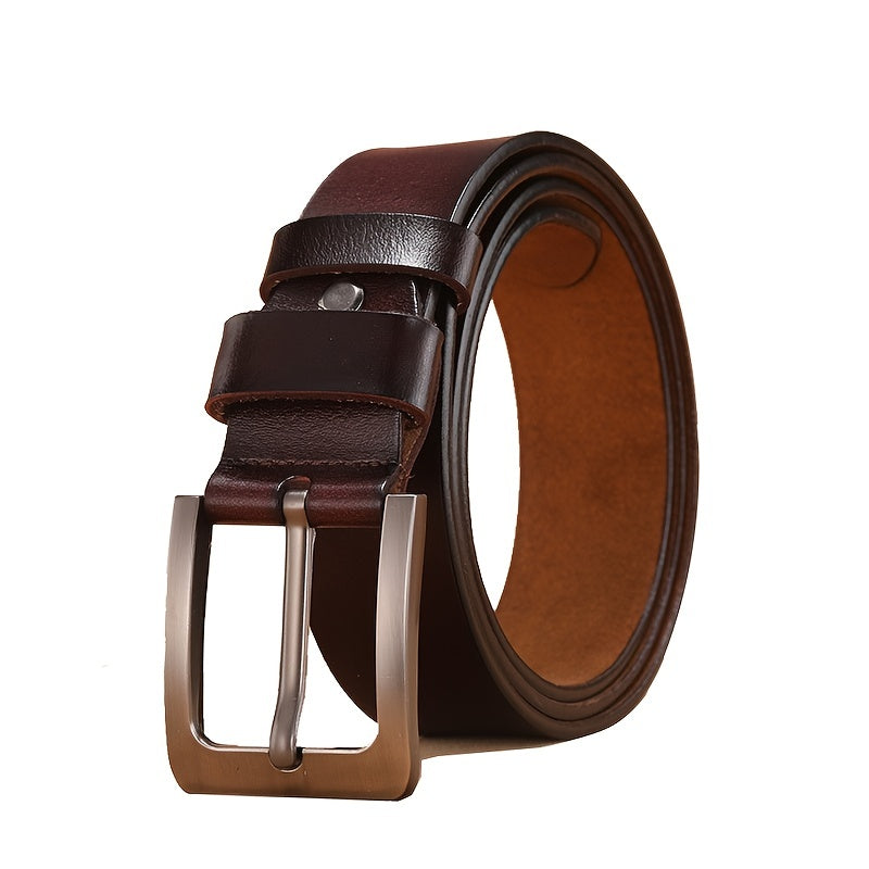 Klassisk Læderbælte Med Robust Holdbarhed Og Elegant Daglig Stil