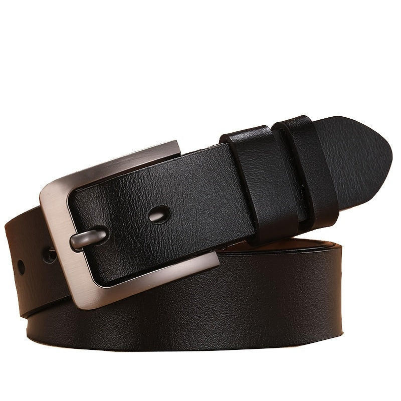 Klassisk Læderbælte Med Robust Holdbarhed Og Elegant Daglig Stil