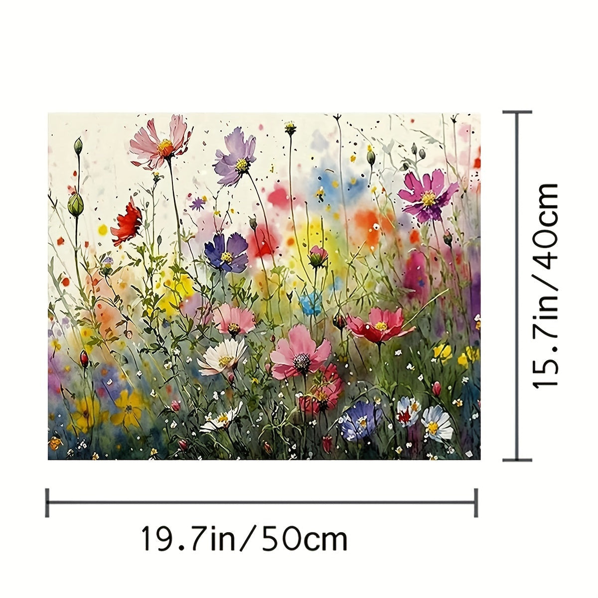 Malekunst Blomster Lærred Afslappet Kreativ Vægdekor