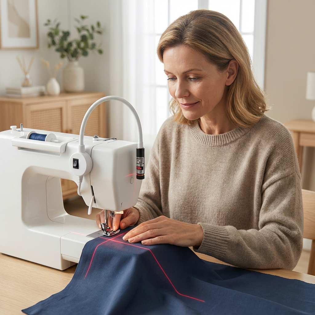 Magnetisk Quiltlaser med Præcis Syguide