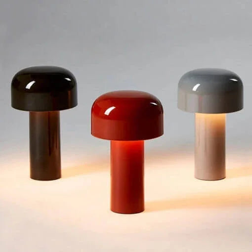Bærbar Bordlampe i Moderne Design med Blødt LED‑Lys