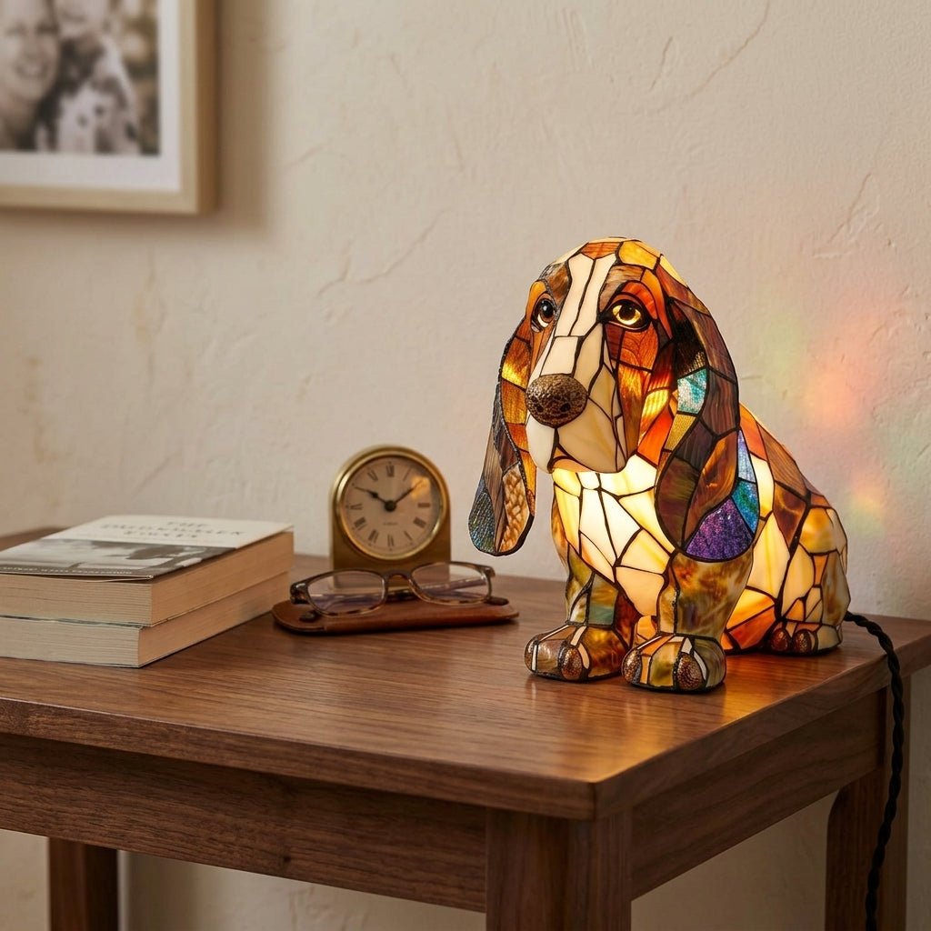 LED Natlampe med Figurform og Roligt Udtryk