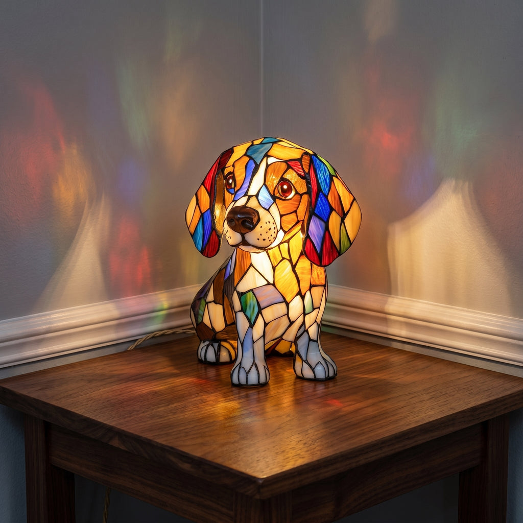LED Natlampe med Figurform og Roligt Udtryk