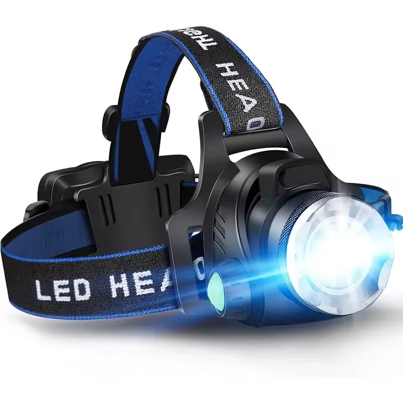 LED Pandelampe Med Justerbar Zoom Og Genopladeligt Batteri