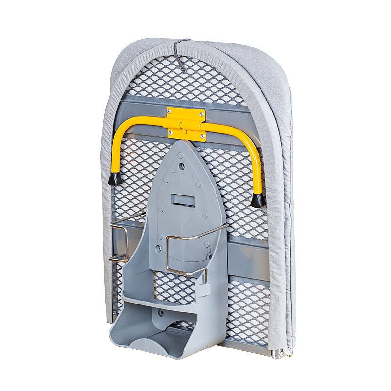 Foldbart Strygebræt Stålramme Kompakt Design Med Dampabsorbering Og Rutschfri Fødder