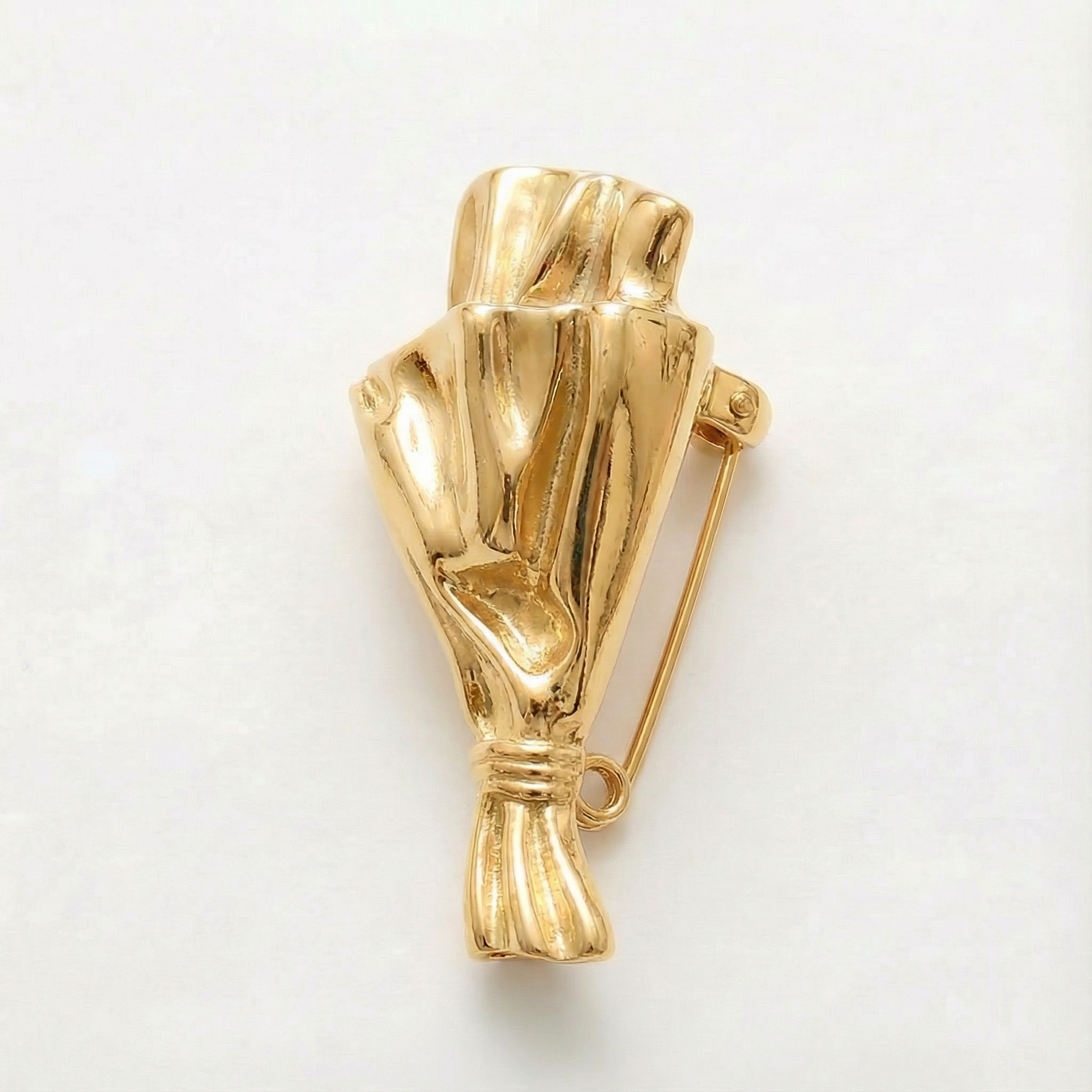 Bærbar Blomsterbroche med Miniaturevase