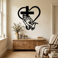 Vægdekoration Hjerte Symbol Tro Inspirerende Hjemmestemning