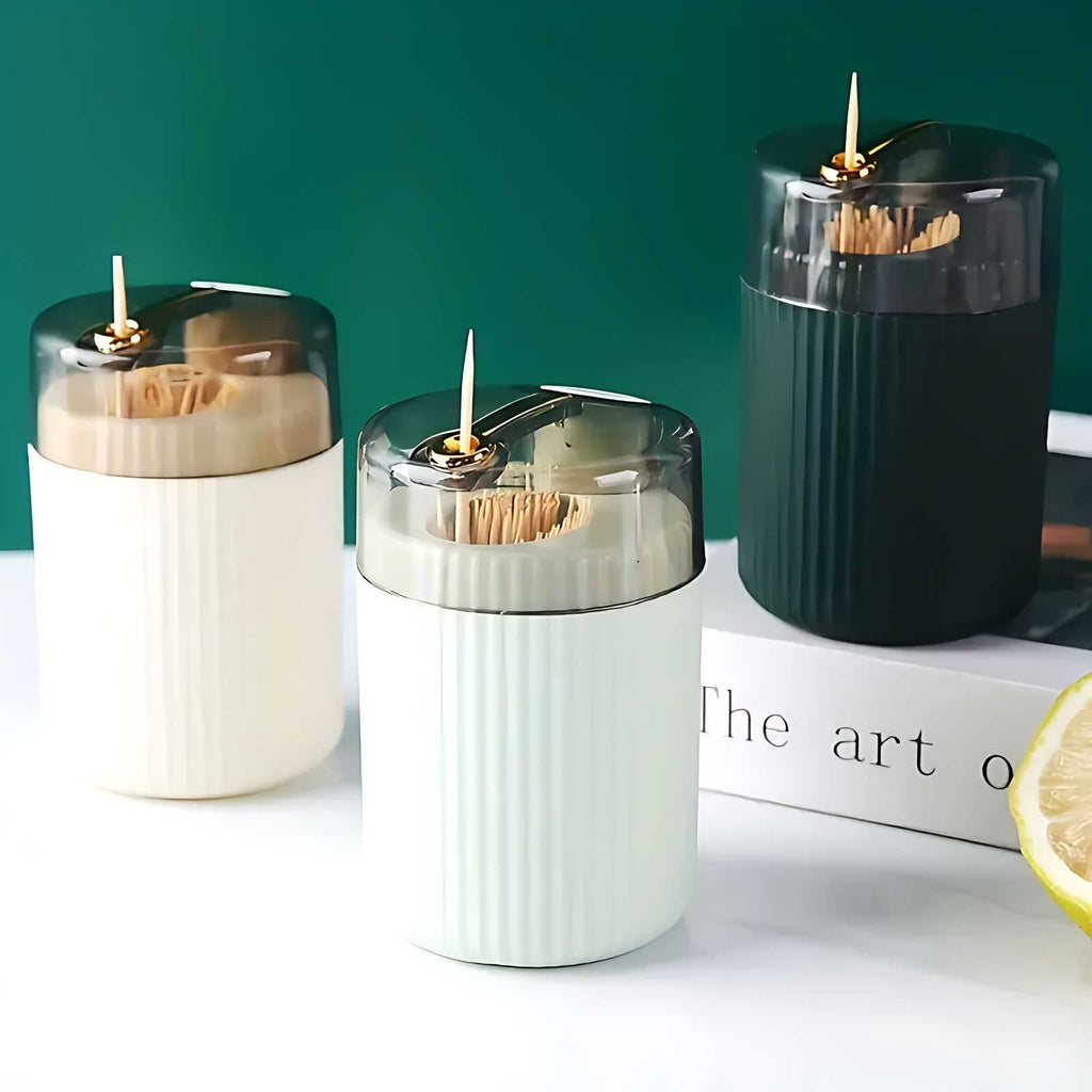Automatisk Tandstikholder med Pop-up Funktion