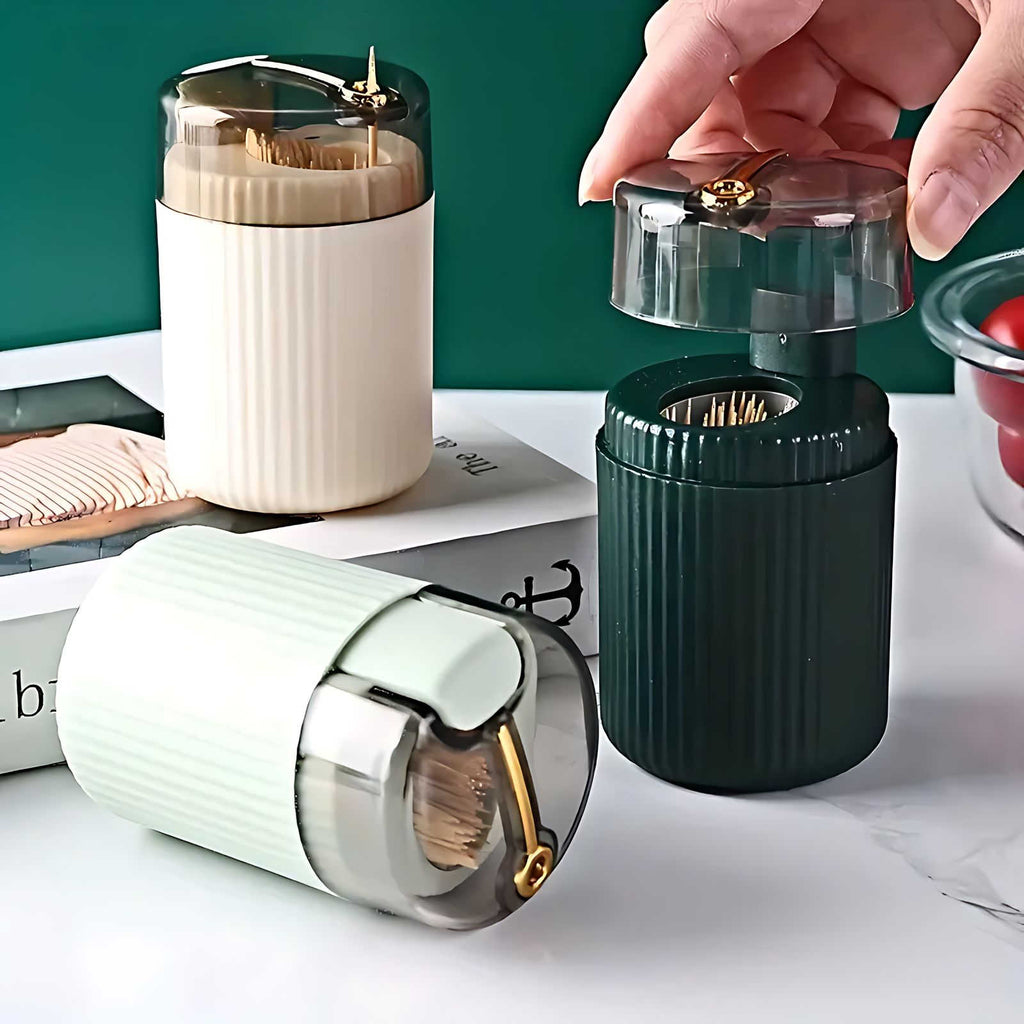 Automatisk Tandstikholder med Pop-up Funktion