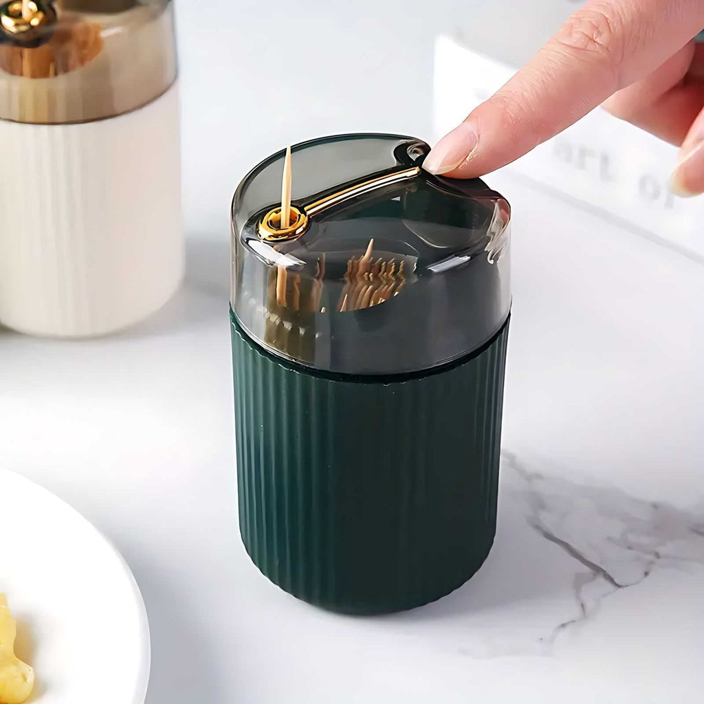 Automatisk Tandstikholder med Pop-up Funktion