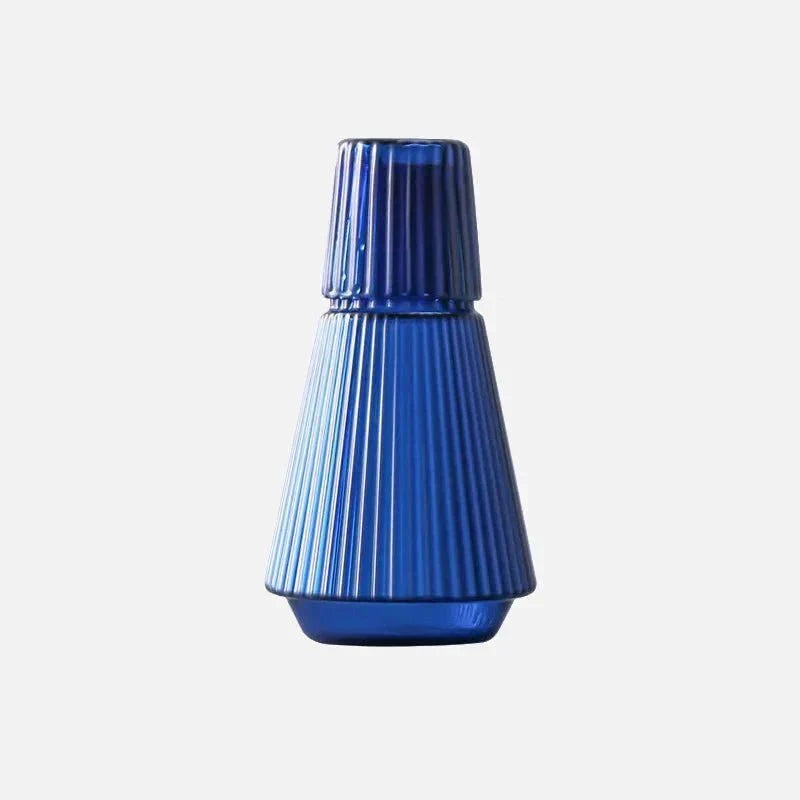 Glaskaraffel med Drikkeglas som Låg – 1000 ml
