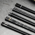 Genanvendelige Spisepinde i Metallegering – 5 Par