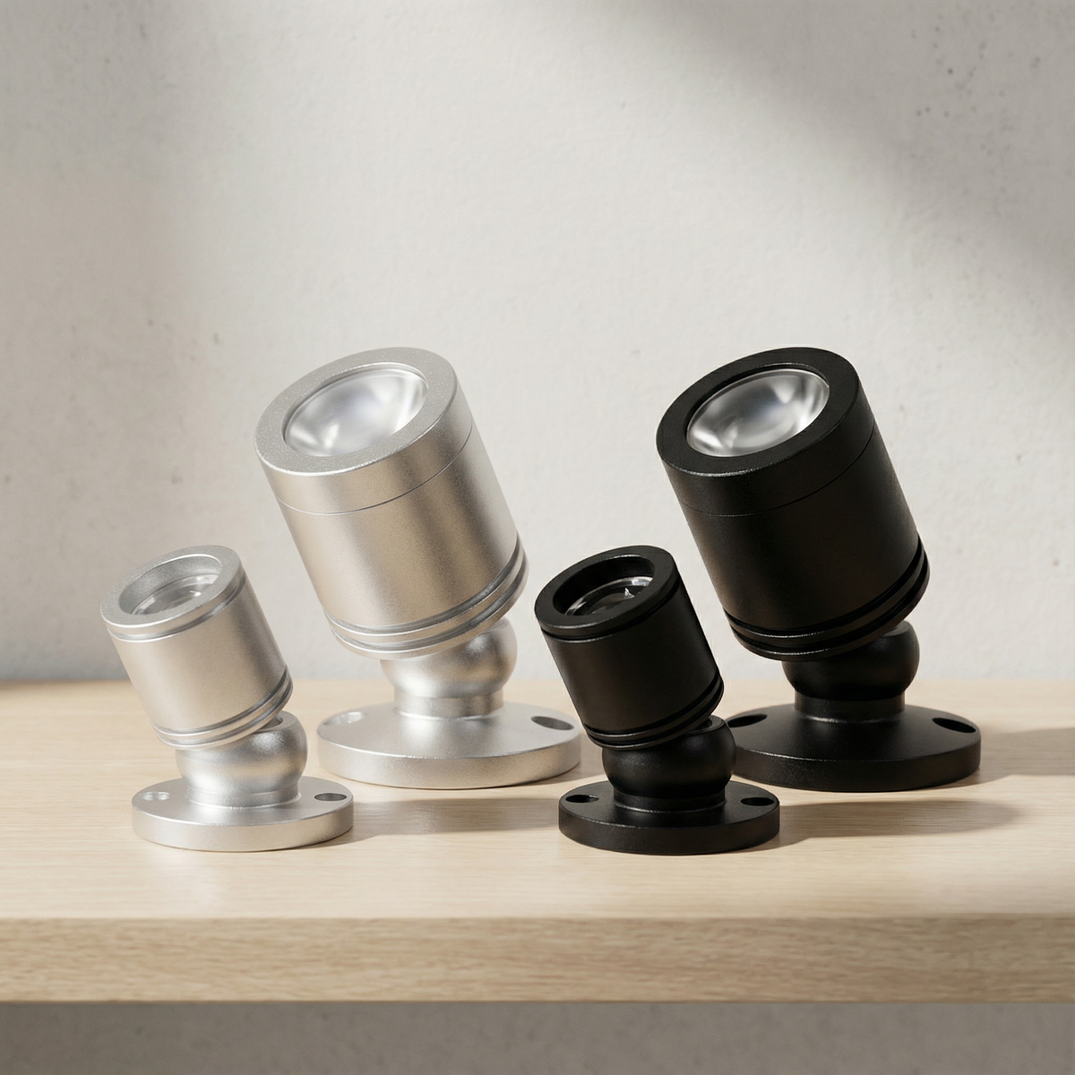 Mini Ledspot med Aluminiumkrop og Justerbar Indendørs Punktbelysning