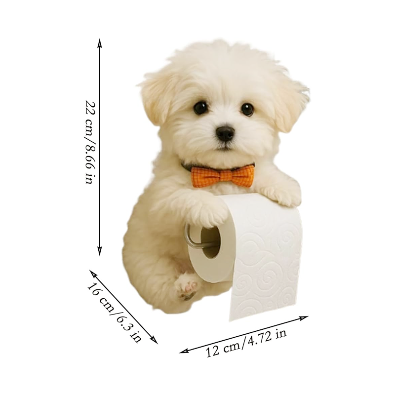 Toiletpapirholder Med Hundedesign Til Badeværelse