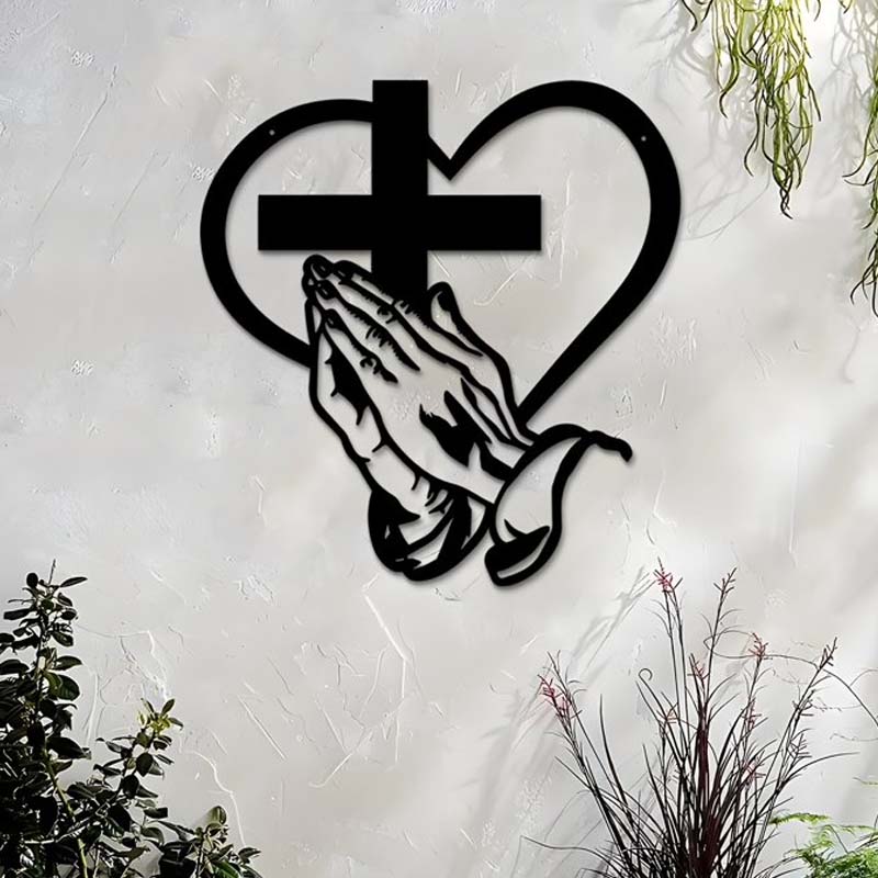 Vægdekoration Hjerte Symbol Tro Inspirerende Hjemmestemning