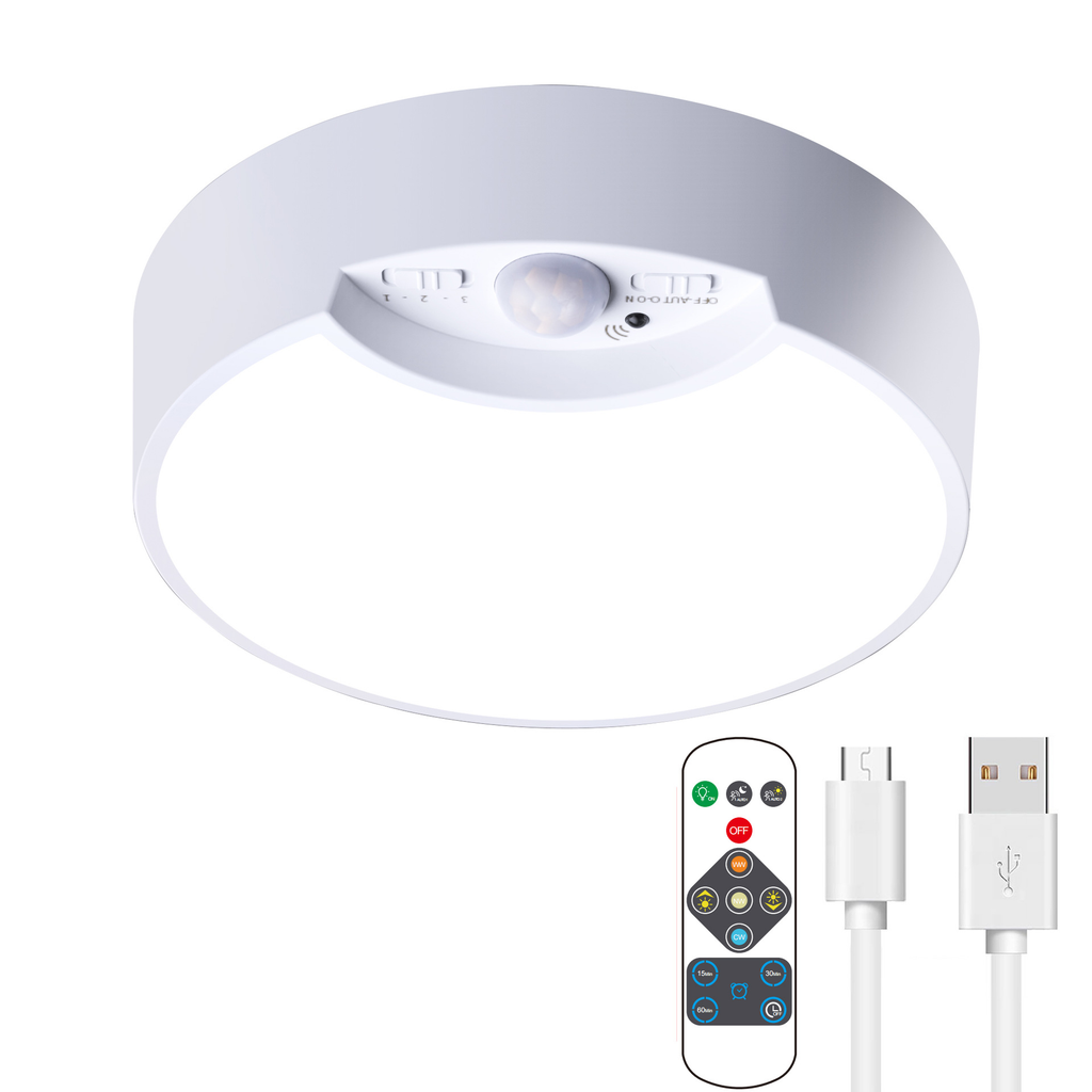 Sensorstyret LED‑Lampe med Magnetisk Montering og Trådløs Drift