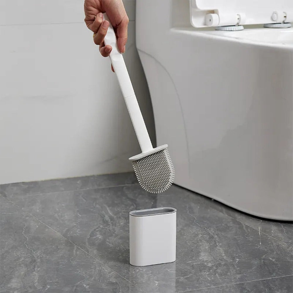 Silikon Toiletbørste med Fleksibel Rensning og Stabil Indendørs Placering