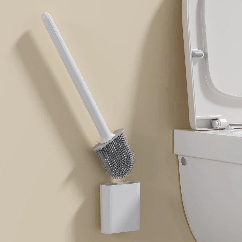 Silikon Toiletbørste med Fleksibel Rensning og Stabil Indendørs Placering
