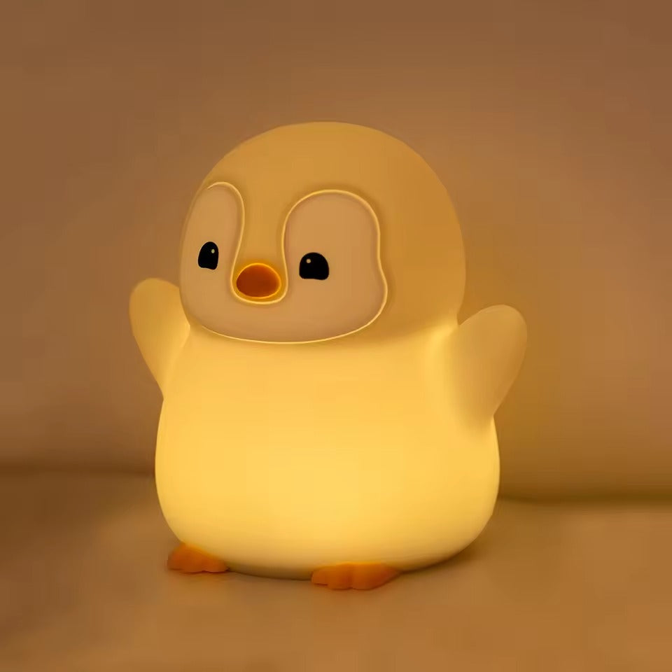 Axolotl Natlys i Blødt Silikone med Beroligende LED‑Glød