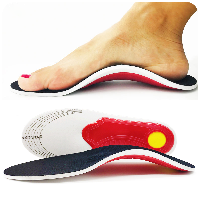 Ortopædiske Indlægssåler Med Svangstøtte Til Overpronation Og Flade Fødder