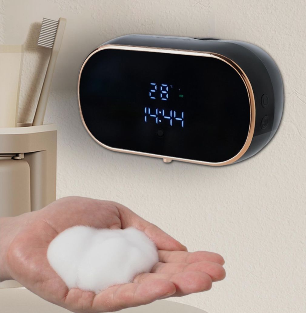 Automatisk Skumsæbedispenser med Sensor og Genopladeligt Design