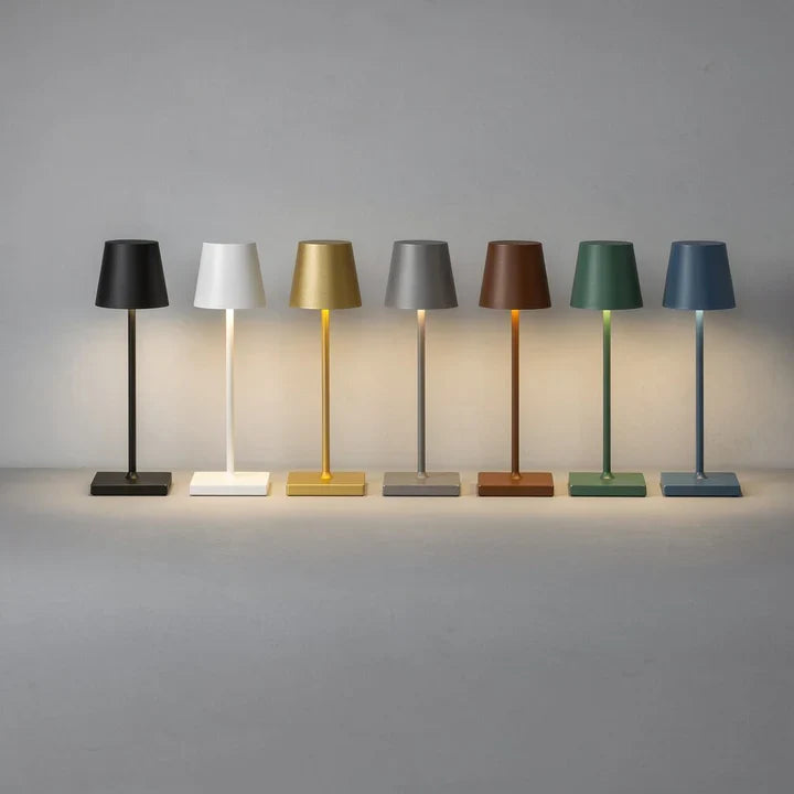 Kabelfri Bordlampe med Varmt Lys og Touchstyring