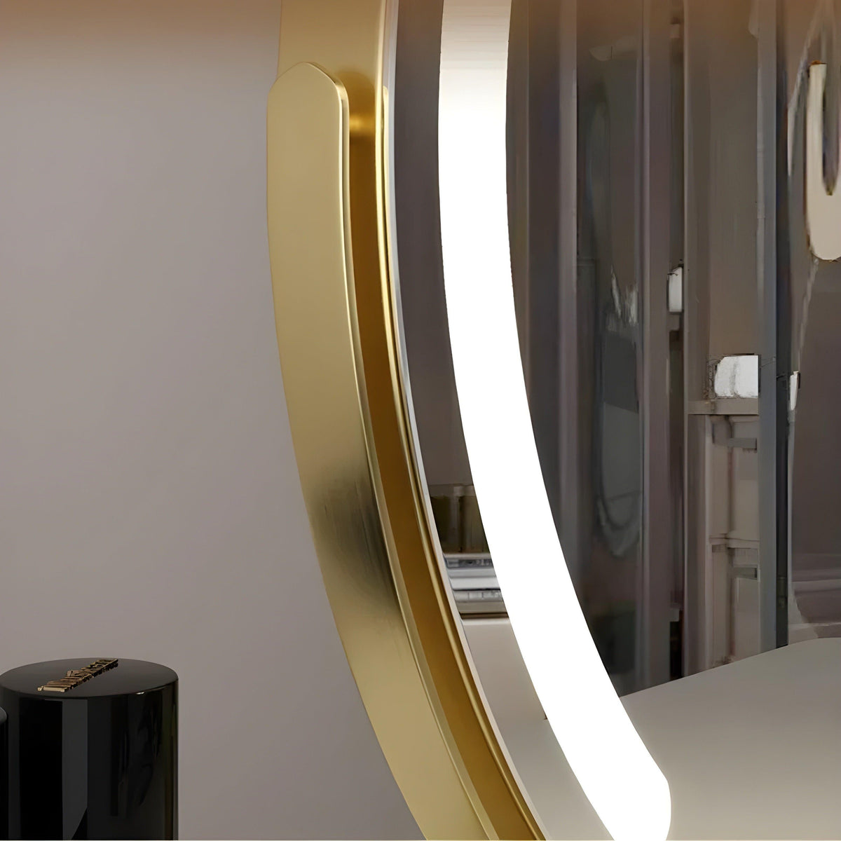 LED Kosmetikspejl Med Justerbar Belysning Og Anti-Dug Funktion