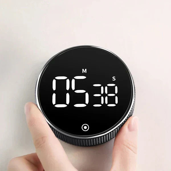 Visuel Timer Med Magnetisk Base Til Fokus, Produktivitet Og Tidsstyring